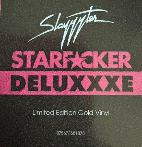 Slayyyter : Starfucker Deluxxxe (12", Album, Dlx, Ltd, Gol)