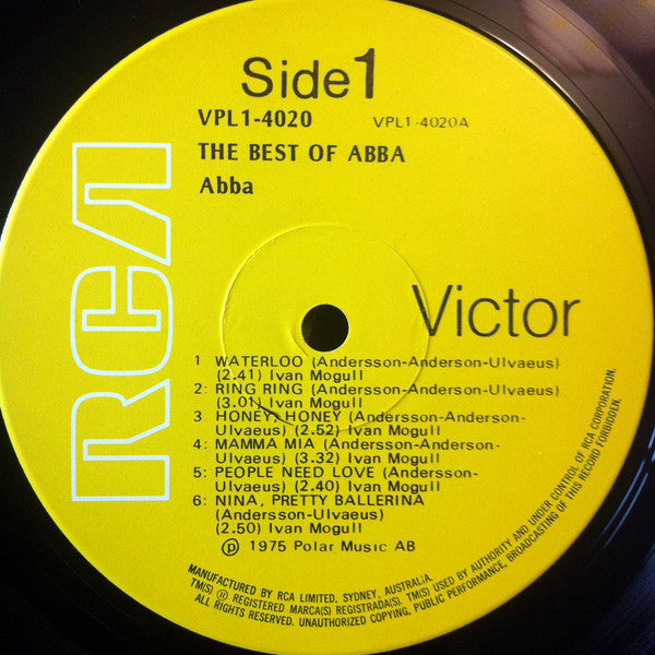 ABBA : The Best Of ABBA (LP, Comp)