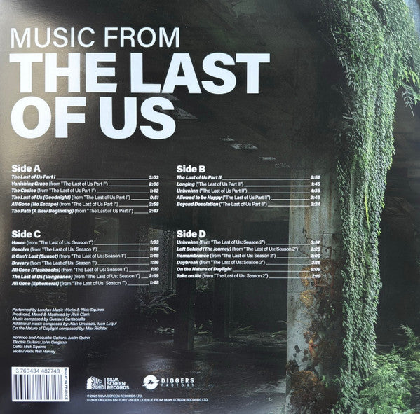London Music Works, Nick Squires (2) : Music from The Last of Us (2x12", 140)