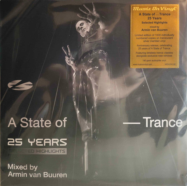 Armin van Buuren : A State Of Trance 25 Years: Selected Highlights (3xLP, Comp, Ltd, Mixed, Num, Sil)