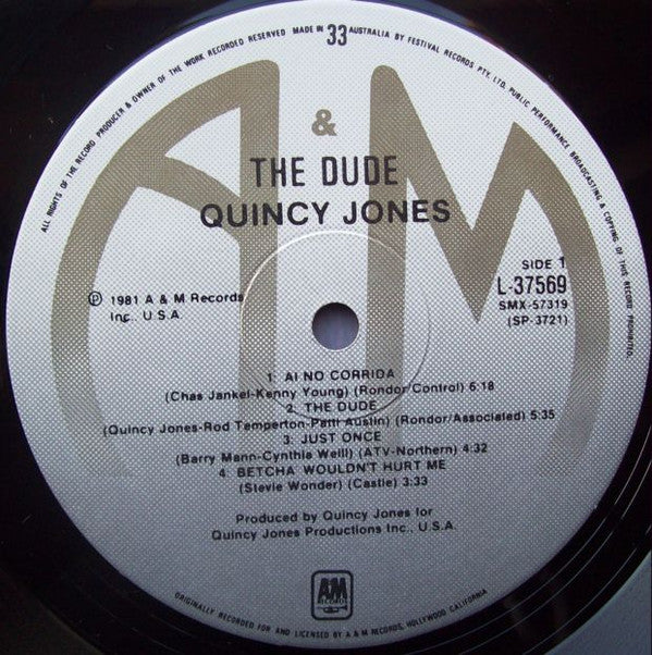 Quincy Jones : The Dude (LP, Album)