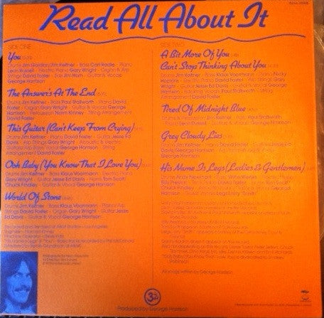 George Harrison : Extra Texture (Read All About It) (LP, Album)