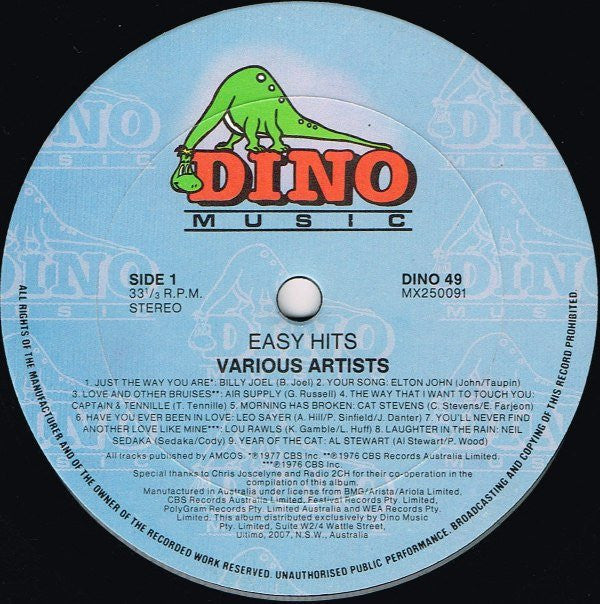 Various : Easy Hits (LP, Comp)