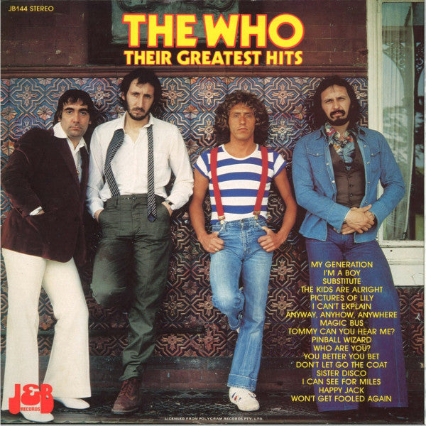 The Who : Their Greatest Hits (LP, Comp)