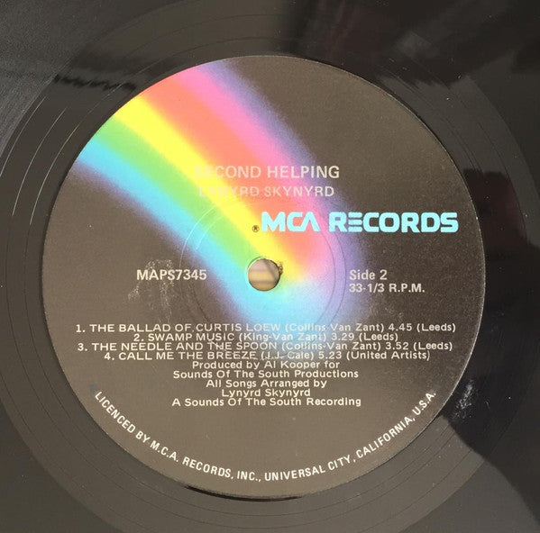 Lynyrd Skynyrd : Second Helping (LP, Album)