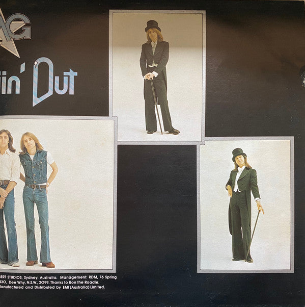 Ted Mulry Gang : Steppin' Out (LP, Album, Gat)