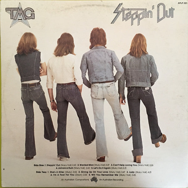 Ted Mulry Gang : Steppin' Out (LP, Album, Gat)