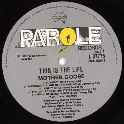 Mother Goose : This Is The Life (LP, Album, Gat)