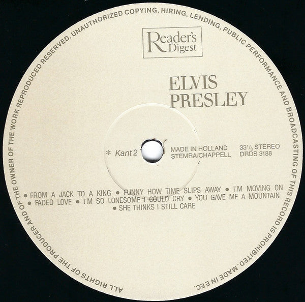 Elvis Presley : Elvis Sings Country Favourites (LP, Comp)