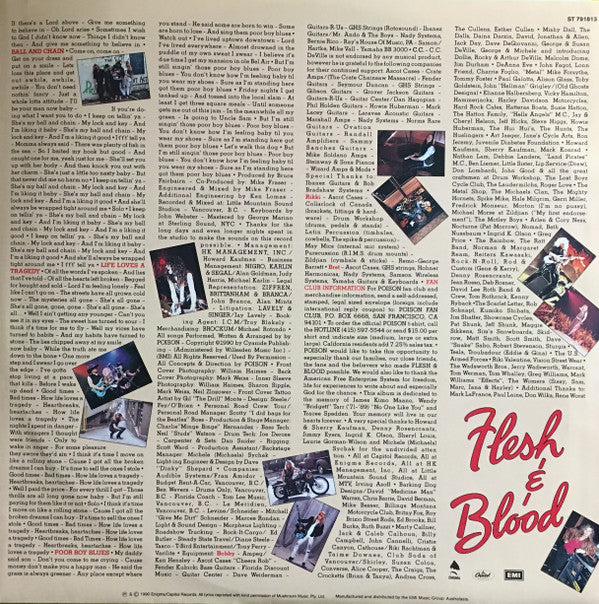 Poison (3) : Flesh & Blood (LP, Album)