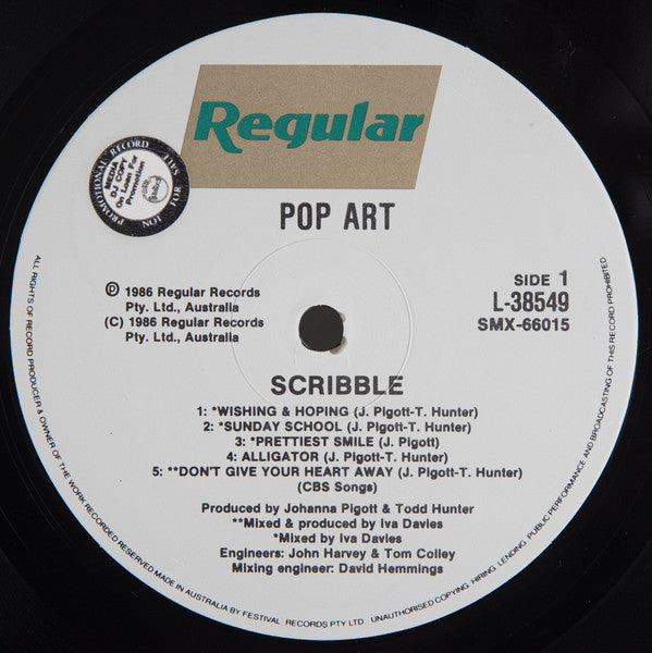 Scribble (4) : Pop Art (LP, Album)