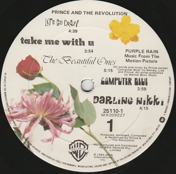 Prince And The Revolution : Purple Rain (LP, Album)