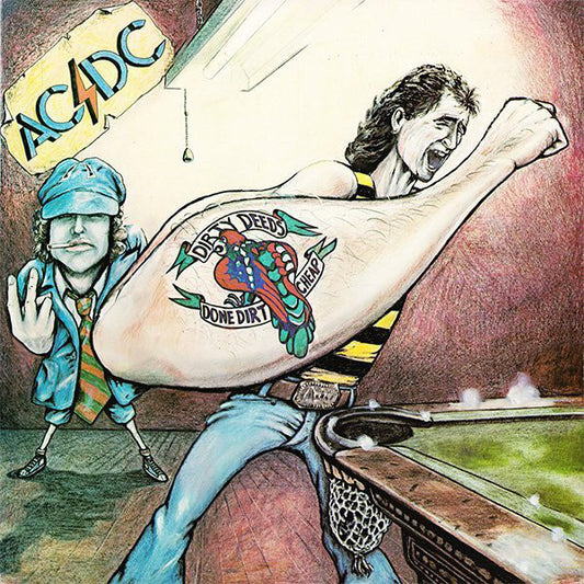 AC/DC : Dirty Deeds Done Dirt Cheap (LP, Album)