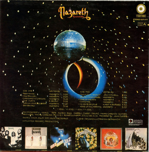 Nazareth (2) : Greatest Hits (LP, Comp)