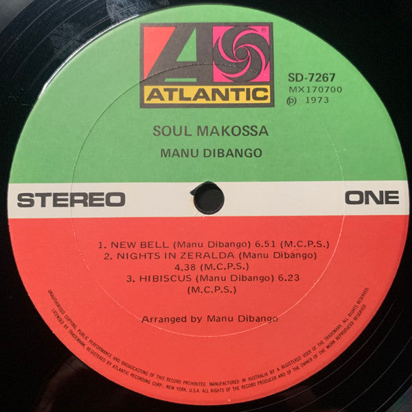 Manu Dibango : Soul Makossa (LP, Album)