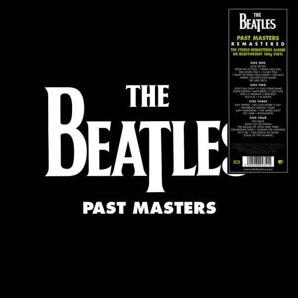 The Beatles : Past Masters (2xLP, Comp, Mono, RE, RM, 180)
