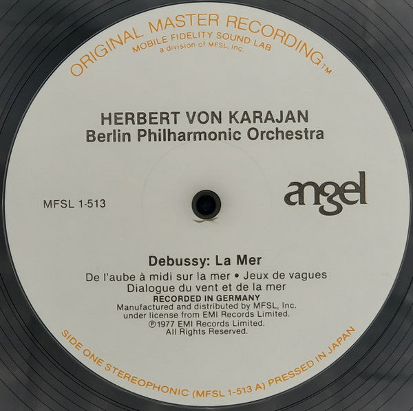 Herbert von Karajan · Berliner Philharmoniker · Maurice Ravel · Claude Debussy : Bolero · La Mer & Prélude À L'Après-midi D'Un Faune (LP, Album, Ltd, RE, RM)