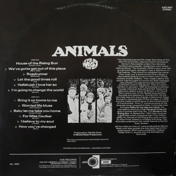 The Animals : The Most Of (LP, Comp, Ste)