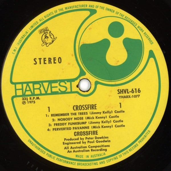 Crossfire (9) : Crossfire (LP, Album)
