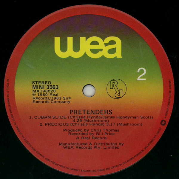 The Pretenders : Extended Play (12", EP)