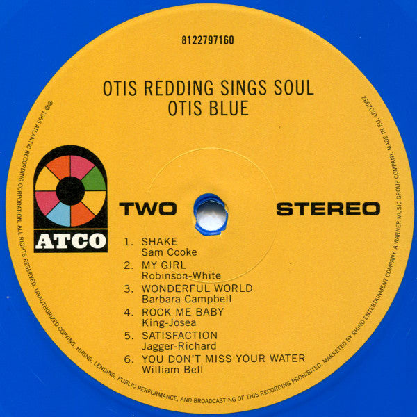 Otis Redding : Otis Blue / Otis Redding Sings Soul (LP, Album, RE, S/Edition, Blu)