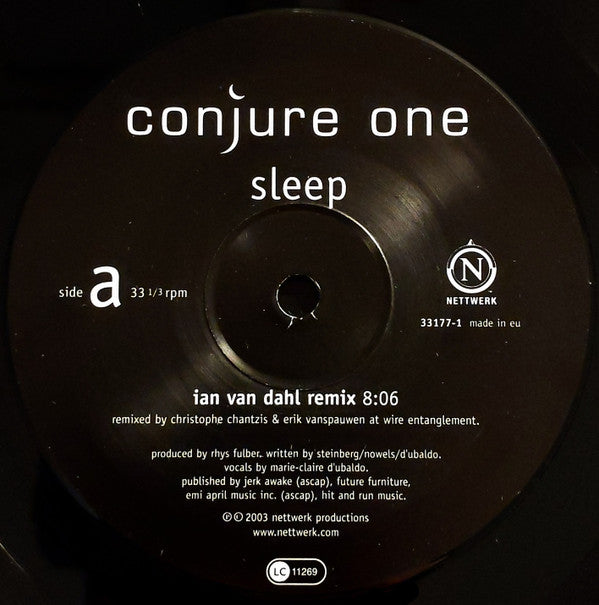 Conjure One : Sleep / Tears From The Moon (12")