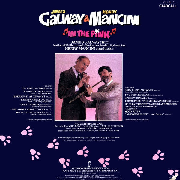 James Galway & Henry Mancini : In The Pink (LP, Album)
