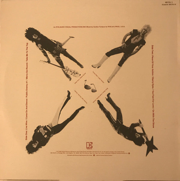 Mötley Crüe : Too Fast For Love (LP, Album)