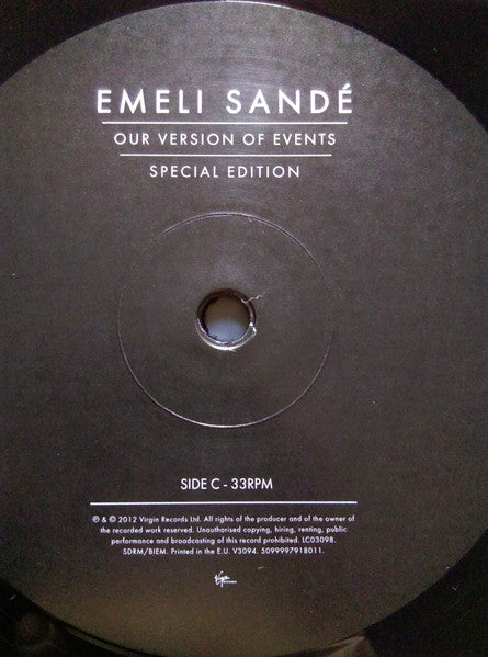 Emeli Sandé : Our Version Of Events (2xLP, Album, Ltd, 180)