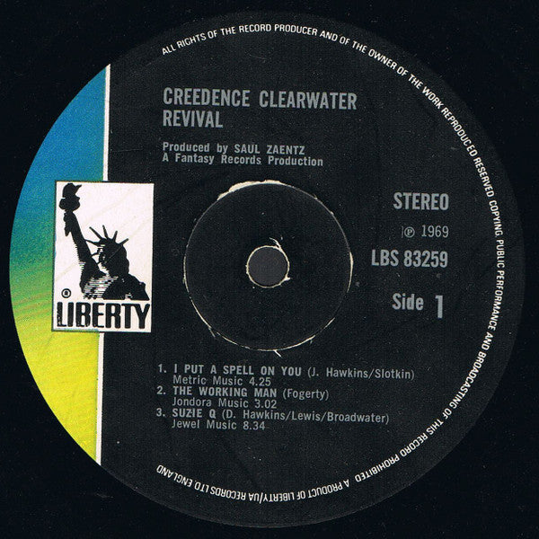 Creedence Clearwater Revival : Creedence Clearwater Revival (LP, Album, RP)