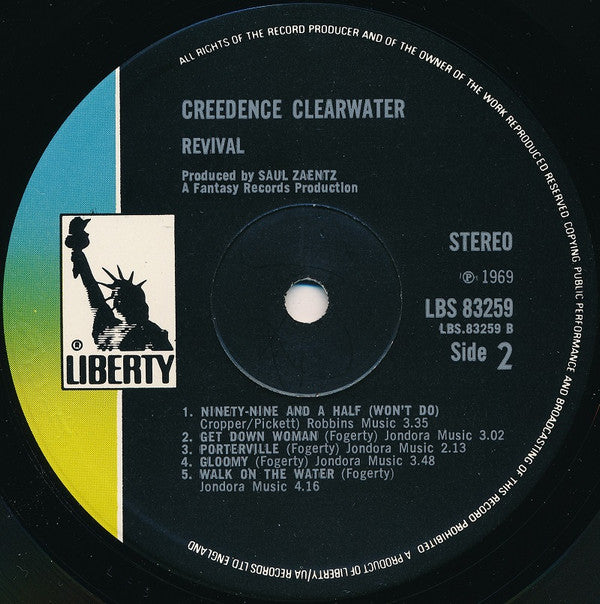 Creedence Clearwater Revival : Creedence Clearwater Revival (LP, Album, RP)
