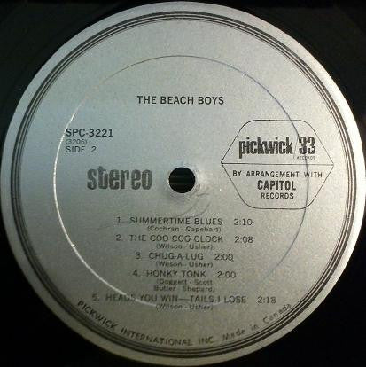 The Beach Boys : The Beach Boys (LP, Comp, RE)