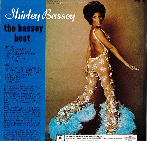 Shirley Bassey : The Bassey Beat (LP, Comp)