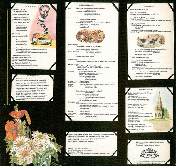 Genesis : Nursery Cryme (LP, Album, RP, Sma)