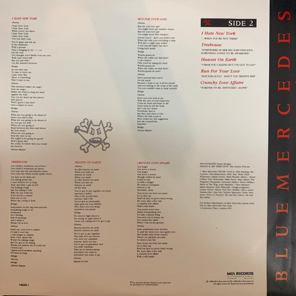 Blue Mercedes : Rich And Famous (LP, Album)