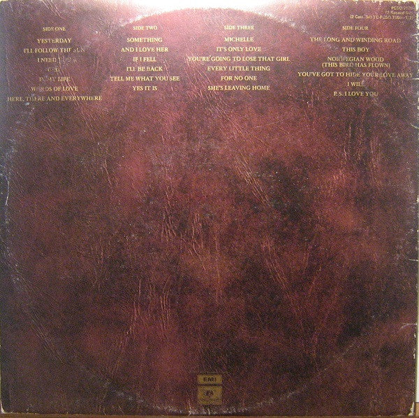 The Beatles : Love Songs (2xLP, Comp)