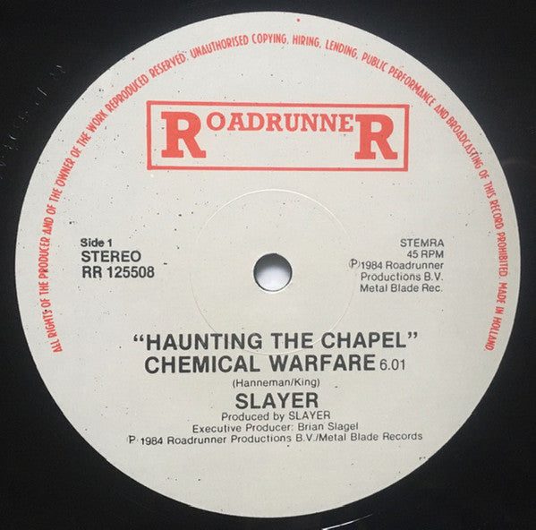 Slayer : Haunting The Chapel (12", EP)
