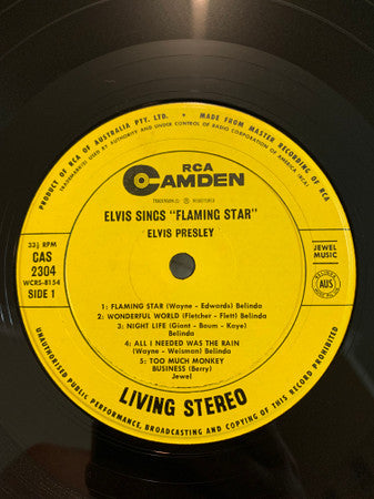 Elvis Presley : Elvis Sings Flaming Star (LP, Album)