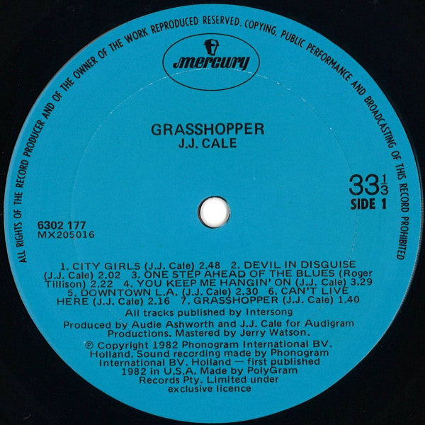 J.J. Cale : Grasshopper (LP, Album)