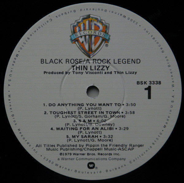 Thin Lizzy : Black Rose (A Rock Legend) (LP, Album, Win)