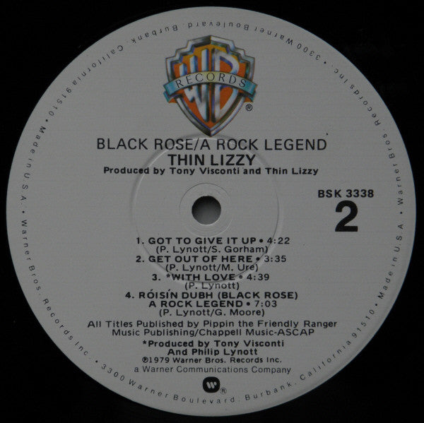 Thin Lizzy : Black Rose (A Rock Legend) (LP, Album, Win)
