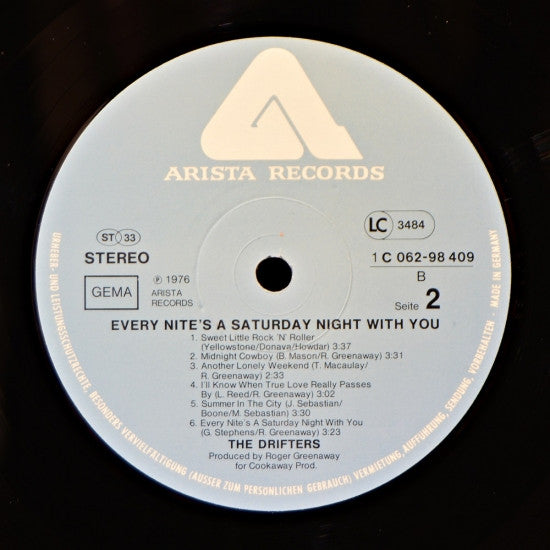 The Drifters : Every Nite's A Saturday Night (LP, Album)