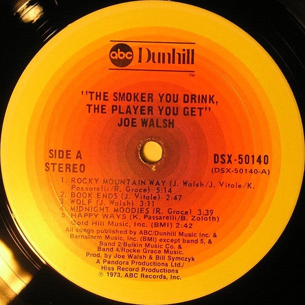 Joe Walsh : The Smoker You Drink, The Player You Get (LP, Album, Club, RE, CRC)