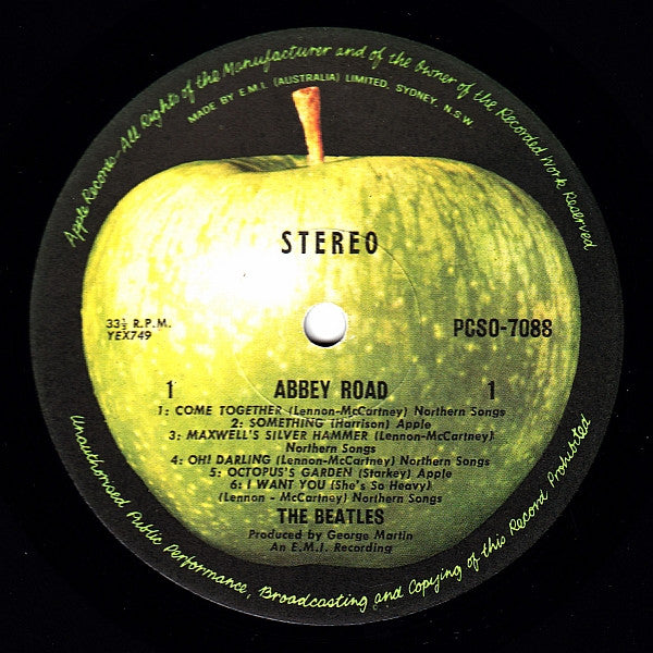 The Beatles : Abbey Road (LP, Album, RE)