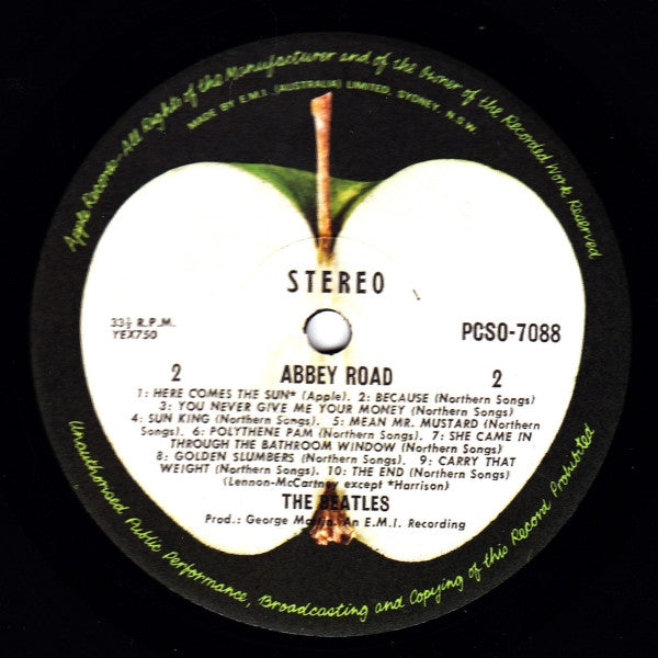 The Beatles : Abbey Road (LP, Album, RE)