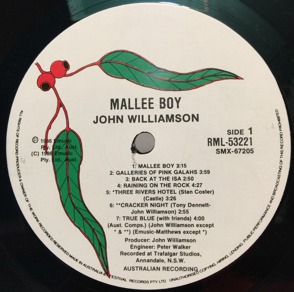 John Williamson : Mallee Boy (LP, Album)