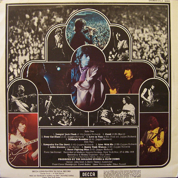 The Rolling Stones : Get Yer Ya-Ya's Out! - The Rolling Stones In Concert (LP, Album, RE)