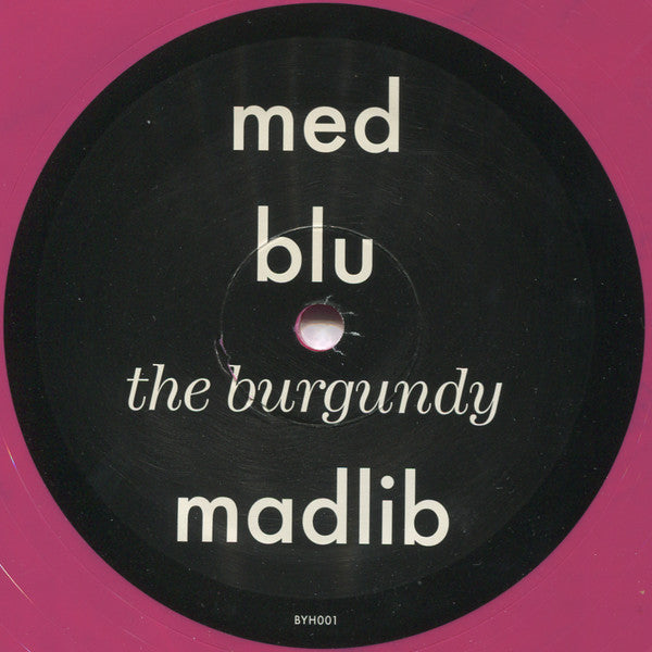 MED* + Blu (2) : The Burgundy (12", EP, Mar)