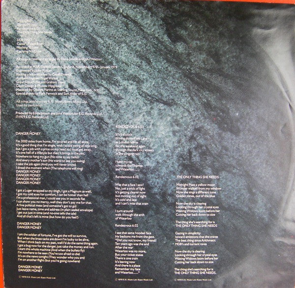 UK (3) : Danger Money (LP, Album)
