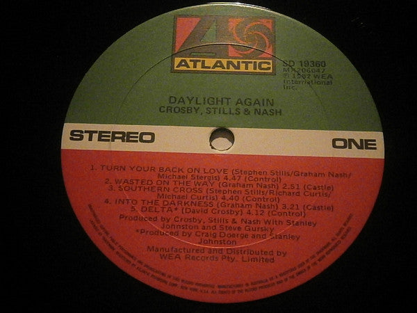 Crosby, Stills & Nash : Daylight Again (LP, Album)